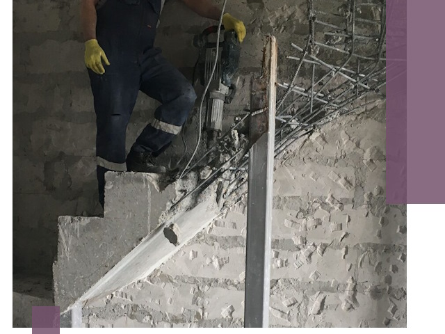 Демонтаж металлических и бетонных лестниц в Чебоксарах