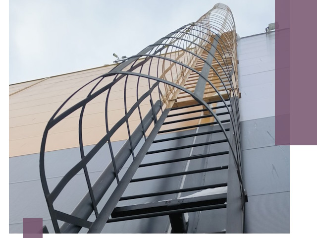 Изготовление и монтаж пожарных лестниц в Чебоксарах профессионально