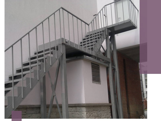 Монтаж пожарных лестниц под ключ в Чебоксарах с гарантией качества