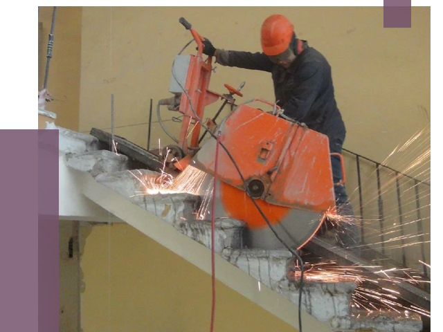 Демонтаж бетонных лестниц в Чебоксарах от 4628 руб. за м2 | ПРОЛЁТ-Чбк