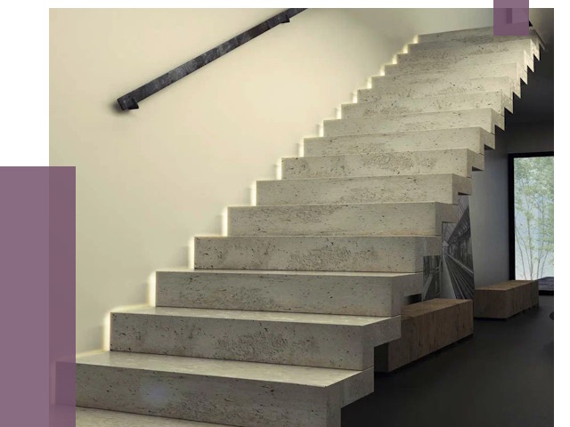 Облицовка бетонных лестниц в Чебоксарах от 4628 руб/м2 
