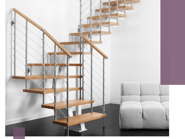 Модульные лестницы под ключ в Чебоксарах — монтаж и изготовление