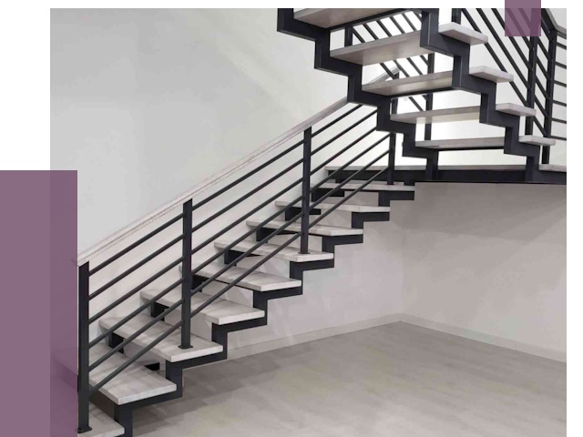 Лестницы на металлокаркасе под ключ в Чебоксарах от 12855 руб. | ПРОЛЁТ-Чбк