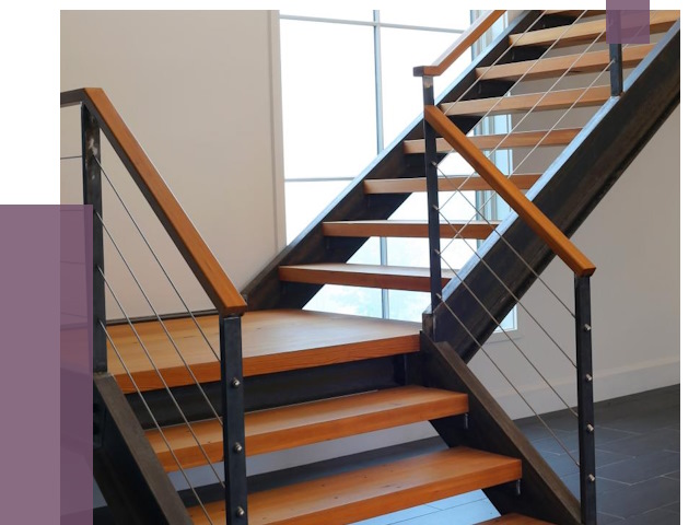 Изготовление лестниц на металлокаркасе в Чебоксарах от 19025 руб. | ПРОЛЁТ-Чбк