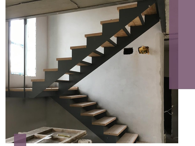 Изготовление лестниц на металлокаркасе в Чебоксарах от производителя