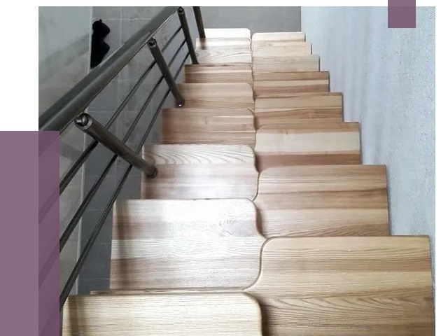 Лестницы гусиный шаг в Чебоксарах от 13112 руб. под ключ | ПРОЛЁТ-Чбк