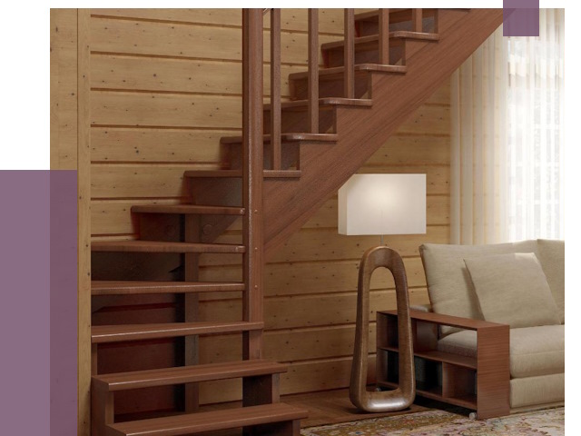 Лестницы эконом класса в Чебоксарах от 18357 руб. бюджетные решения