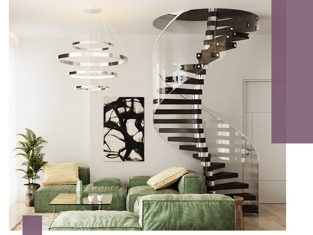 Лестницы для двухуровневой квартиры в Чебоксарах — изготовление и монтаж