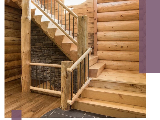 Лестницы в баню под заказ и профессиональный монтаж в Чебоксарах