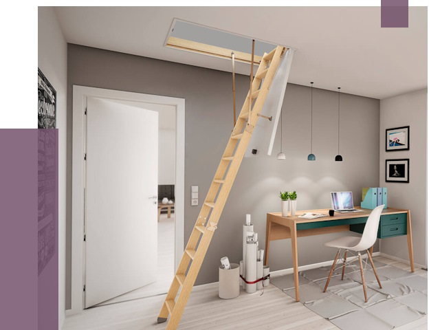 Чердачные лестницы в Чебоксарах — от 14655 руб. | ПРОЛЁТ-Чбк