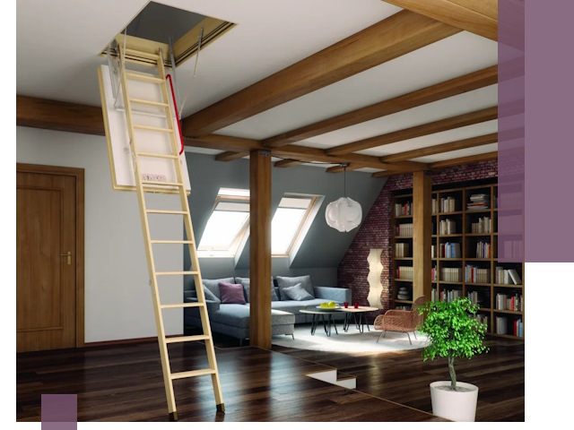 Чердачные лестницы под ключ в Чебоксарах: изготовление и монтаж