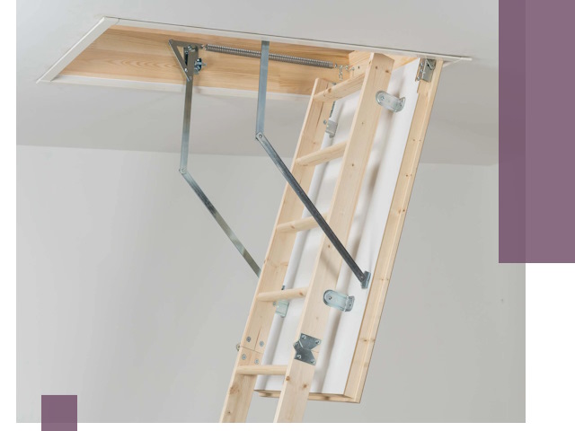 Установка чердачной лестницы под ключ в Чебоксарах