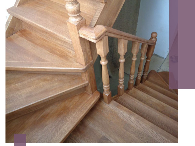 Дубовые лестницы под ключ в Чебоксарах: изготовление и монтаж