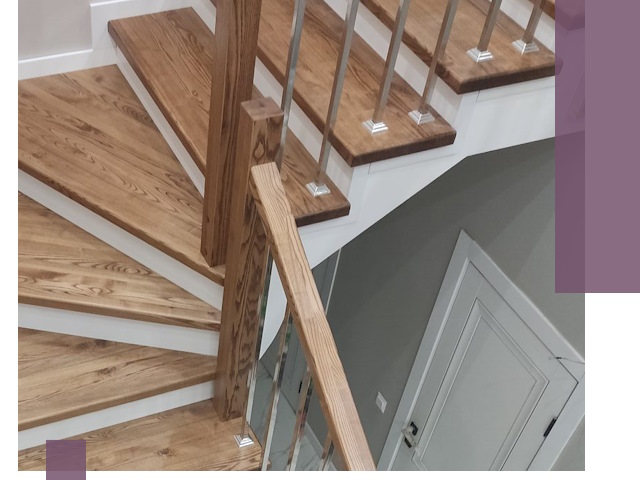 Обшивка металлических лестниц под ключ в Чебоксарах