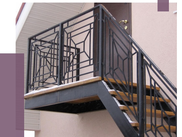 Металлические перила в Чебоксарах от 4319 руб.  | ПРОЛЁТ-Чбк
