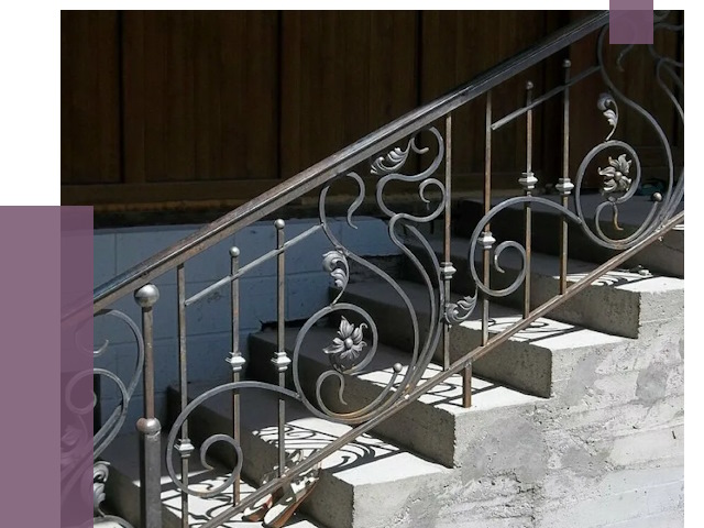 Кованые перила в Чебоксарах от 8741 руб. под ключ — качество от ПРОЛЁТ-Чбк