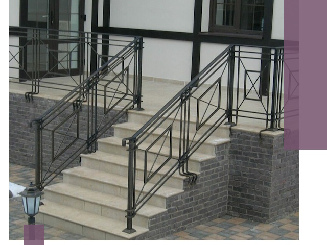 Перила для крыльца в Чебоксарах — монтаж, изготовление и установка