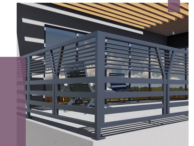 Изготовление балконных ограждений в Чебоксарах от 10798 руб. | ПРОЛЁТ-Чбк