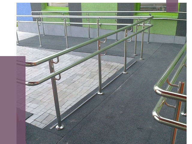 Ограждения пандусов в Чебоксарах от 4371 руб. монтаж | ПРОЛЁТ-Чбк