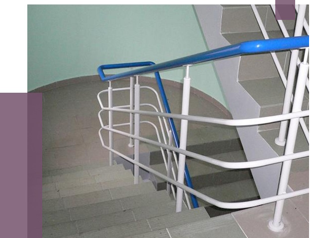 Перила в подъезде в Чебоксарах — установка и замена от 7456 руб. | ПРОЛЁТ-Чбк