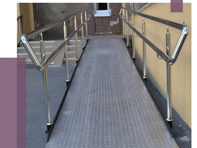 Пандусы в Чебоксарах от 12341 руб. — установка для инвалидов | ПРОЛЁТ-Чбк