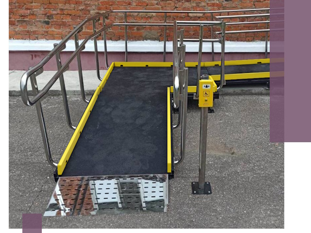 Изготовление наклонных пандусов для инвалидов в Чебоксарах