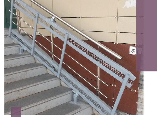 Изготовление откидных пандусов под ключ в Чебоксарах