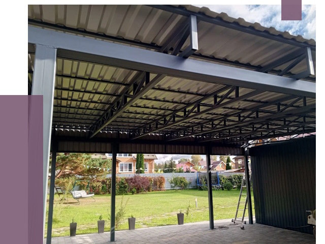 Монтаж навесов в Чебоксарах от 7404 руб. — установка навеса | ПРОЛЁТ-Чбк