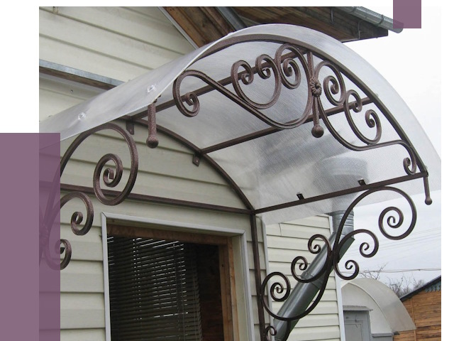 Изготовление козырьков в Чебоксарах от 7404 руб. — заказать | ПРОЛЁТ-Чбк