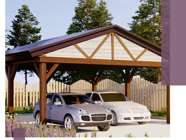 Навесы для автомобиля в Чебоксарах — изготовление и монтаж