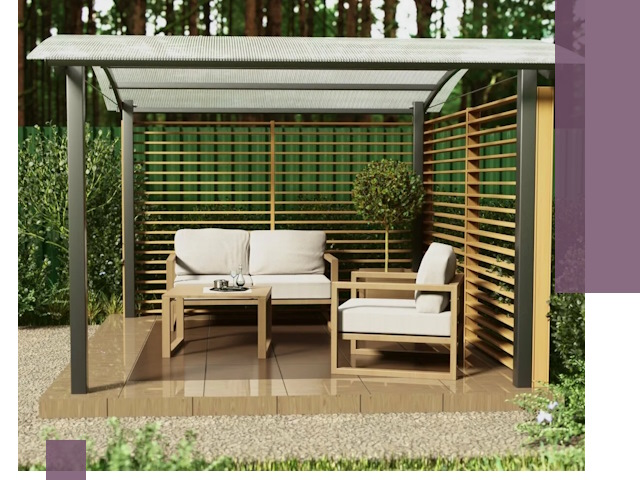 Навесы для дачи в Чебоксарах: изготовление, монтаж и демонтаж