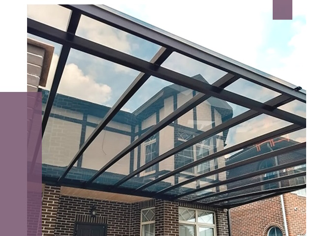 Навесы из поликарбоната в Чебоксарах от 8659 руб. под ключ — ПРОЛЁТ-Чбк