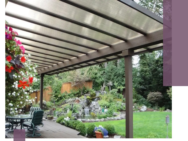 Навесы из поликарбоната под ключ в Чебоксарах быстро и надёжно