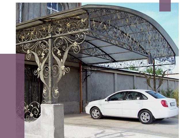 Кованые навесы в Чебоксарах от 14655 руб. | ПРОЛЁТ-Чбк