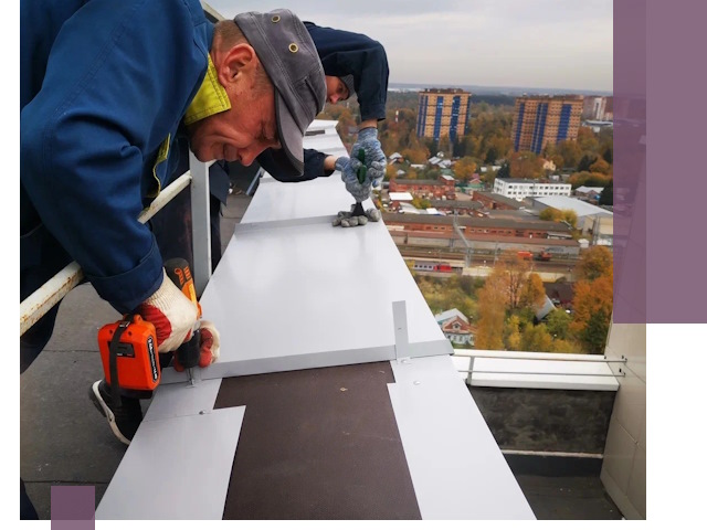 Монтаж парапетов в Чебоксарах — установка прочных металлических ограждений