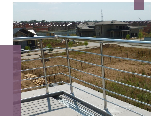 Парапеты из нержавеющей стали в Чебоксарах от 8022 руб. за м² | ПРОЛЁТ-Чбк