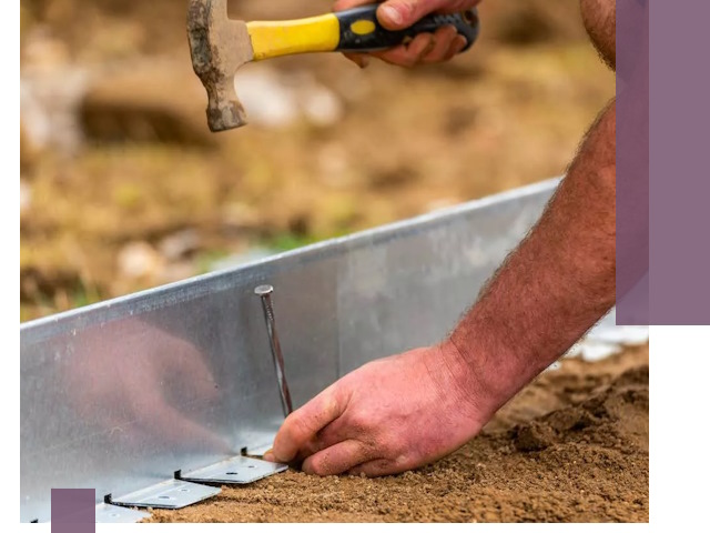 Монтаж металлических бордюров в Чебоксарах быстро и качественно