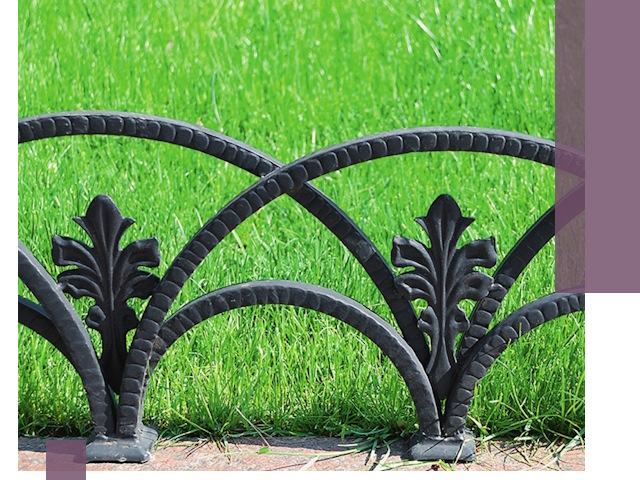 Декоративные металлические бордюры под ключ в Чебоксарах