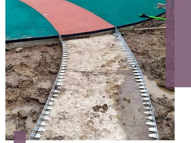 Металлические бордюры для дорожек в Чебоксарах — монтаж и изготовление