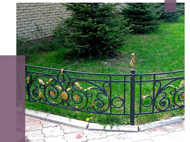 Кованые газонные ограждения в Чебоксарах от 7662 руб. — ПРОЛЁТ-Чбк