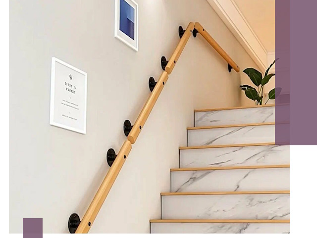 Поручни металлические и деревянные под ключ в Чебоксарах