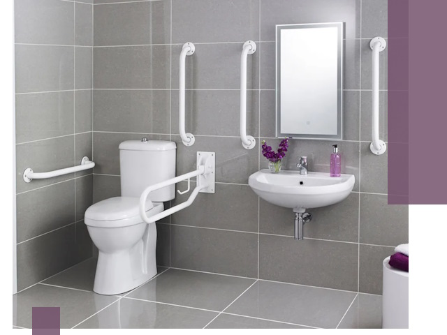 Поручни для санузлов в Чебоксарах: установка, ремонт и монтаж